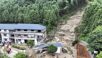 Mudslide kills 15 people near tourist site in China as rains from tropical storm Gaemi drench region