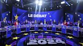 European elections: Top eight French candidates clash in TV debate