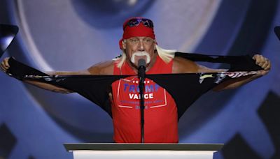 Hulk Hogan Tears Off Shirt In Support Of Donald Trump At Republican Event