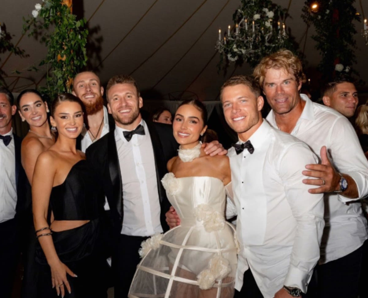 Former NFL Star's Wild Party Photo at Christian McCaffrey's Wedding Takes the Internet by Storm