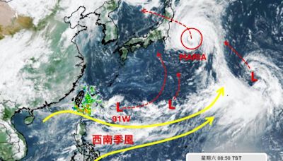 瑪莉亞大幅西折！下週恐有「2個以上颱風」生成 專家：不排除接近台灣