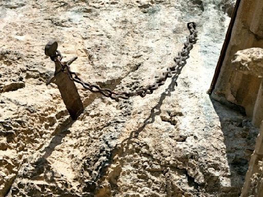 A sword stuck in a rock in France for 1,300 years has mysteriously vanished