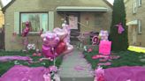 'Light in darkness': Community group creates makeshift memorial to Sade Robinson in front yard of Maxwell Anderson's house