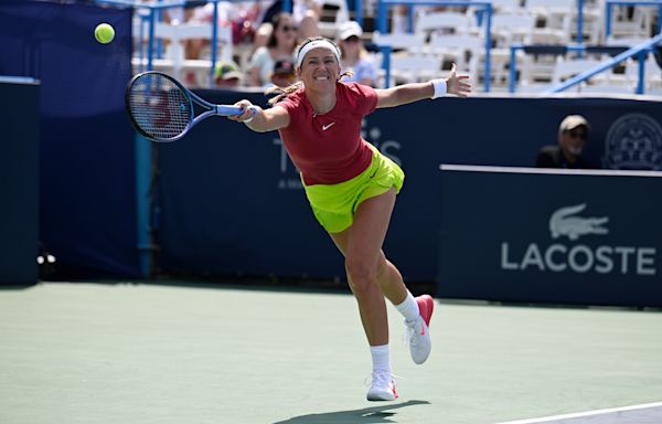 Victoria Azarenka survives Hailey Baptiste, advances at DC Open