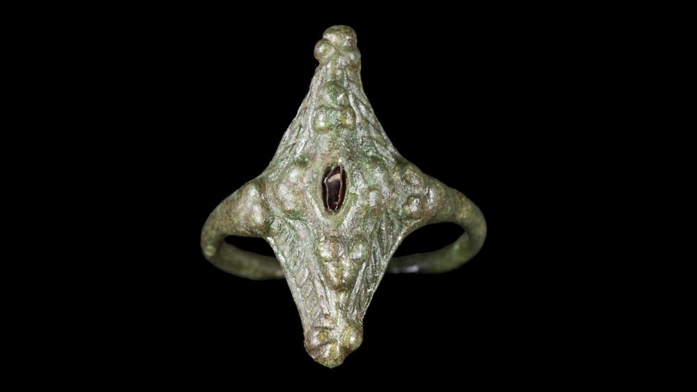 'Remarkable' 1,000-year-old ring from Scotland's 'painted people' found at destroyed fort