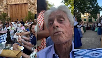 Michael Douglas celebró anticipadamente su cumpleaños 80 en la isla de Mallorca