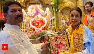 Nia Sharma continues her 13-year tradition, visits Siddhivinayak before the premiere of new show, 'Suhagan Chudail' - Times of India