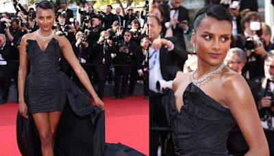 Cannes 2024: Simone Ashley Is A Vision To Behold In A Chic Stella McCartney Black Dress - News18