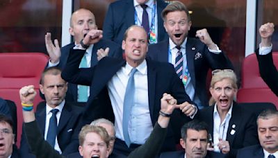 Prince William Channels Inner Soccer Fan as England Win Euros Match