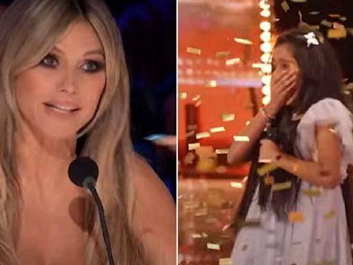 Heidi Klum hits golden buzzer for 9-year-old Indian-origin sensation on America's Got Talent