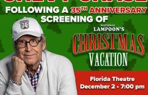 Chevy Chase to appear at Florida Theatre for National Lampoon’s Christmas Vacation screening Dec. 2