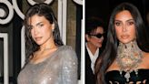 Kylie Jenner and Kim Kardashian Both Wore See-Through Gowns to Maison Margiela’s Show