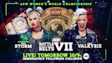 Two Title Matches Added To AEW Battle Of The Belts VII