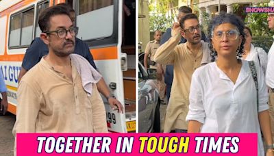 Aamir Khan & Kiran Rao Arrive At Reena Dutta's Father's Last Rites I WATCH - News18