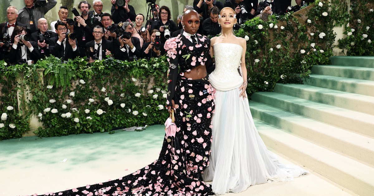 Ariana Grande and Cynthia Erivo Are Wickedly Ethereal at the 2024 Met Gala