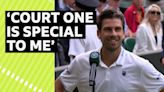 Cameron Norrie reacts to beating British number one Jack Draper