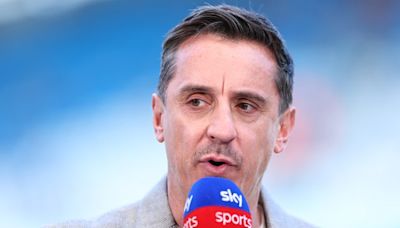 Chelsea ace benched as Gary Neville predicts England's front-three for Euro 2024