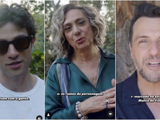 Mania de Você: Chay Suede, Rodrigo Lombardi e Eliane Giardini gravam em Angra dos Reis