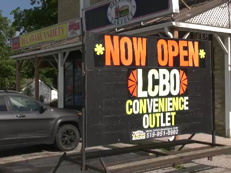 How is the LCBO strike affecting small-town convenience outlets?