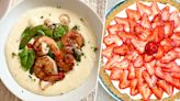 Welcome spring with shrimp and grits and a no-bake strawberry tart