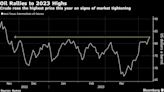 Crudo alcanza máximo de 2023 ante señales de un menor suministro
