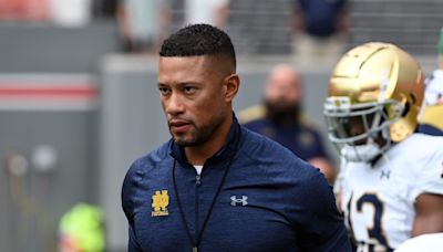 Gold standard: Notre Dame football adds shiny sleeve patches to 2024 home jerseys