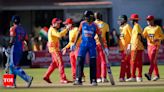 'Celebrations khatam nahi hui aur...': Fans left unimpressed as young India handed rude Zimbabwe shock | Cricket News - Times of India