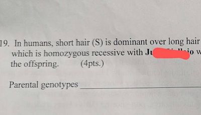 Examen final de Biología en preparatoria de Sacramento incluye preguntas racistas