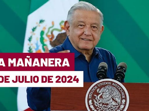 La 'Mañanera' hoy de López Obrador: Temas de la conferencia del 3 de julio de 2024