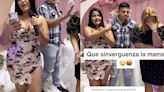 Mujer exhibe a su novio infiel en plena fiesta; ¡la engañó con su mamá!