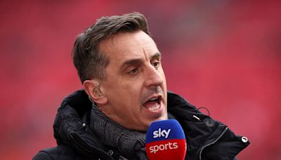 Gary Neville makes title win prediction between Man City, Arsenal and Liverpool