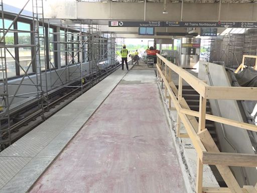 Work at Atlanta airport MARTA station ahead of schedule