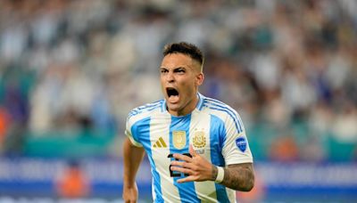 A puro gol, Lautaro Martínez se está tomando revancha en la Copa América con Argentina