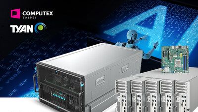 TYAN亮相 COMPUTEX 2024，揭示針對資料中心計算性能與大規模 AI / 高性能計算基礎架構優化的 AMD EPYC 伺服器平台