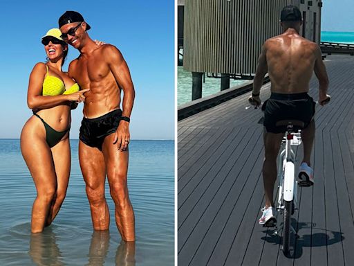 Inside Ronaldo's summer holiday as he hits beach with Georgina Rodriguez