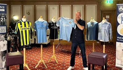 Amazing Man City shirt collection is being sold by a former player's cousin - and is expected to fetch over £1million