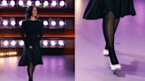 Gracie Abrams Performs on ‘The Kelly Clarkson Show’ in Timeless White Block Heel Pumps