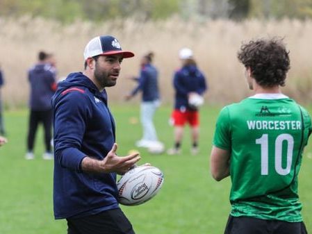 Former Patriots Nate Ebner, Patrick Chung host clinic on how to tackle correctly, safely - The Boston Globe