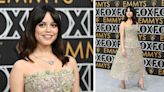 Jenna Ortega Dons Romantic Christian Dior Dress With Sheer and Floral Details for Emmy Awards 2023