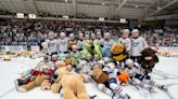 Tri-City Americans break Toyota Center Teddy Bear Toss record in massive win against Wild