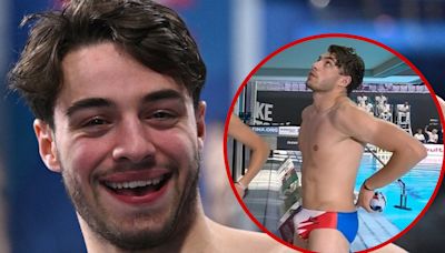 French Olympic Diver Jules Bouyer Drives Viewers Wild Over Huge Bulge in Swimsuit