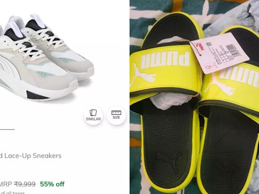 AJIO Customer Furious After Ordering Puma Shoes, Only to Get ‘Chappal’ — Twice