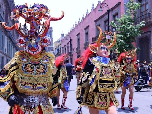 Bolivia brilla con el Carnaval de Oruro en México histórico - El Diario - Bolivia