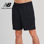 【New Balance】 NB 吸濕排汗運動短褲_男性_黑色_MS33127BK