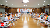 PM Modi chairs meeting with CMs, deputy CMs of BJP-governed states in Delhi | India News - Times of India