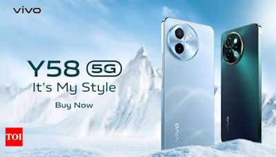 Vivo Y58 smartphone launched in India with 50MP camera and 6,000mAh battery: Price, offers and more - Times of India