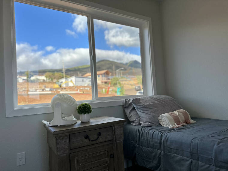 New modular homes open in Lahaina for wildfire survivors