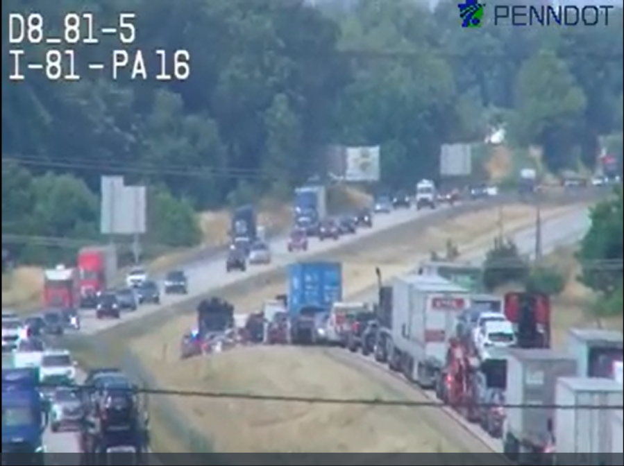 Interstate 81 in Franklin County reopens after multiple crashes