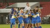 Boca, feliz: la fiesta sigue con el equipo femenino, que llegó a la final de la Copa Libertadores