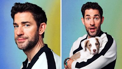 John Krasinski Just Completed Our Puppy Interview And Revealed "The Office" Prop He Still Feels Bad For Taking Home